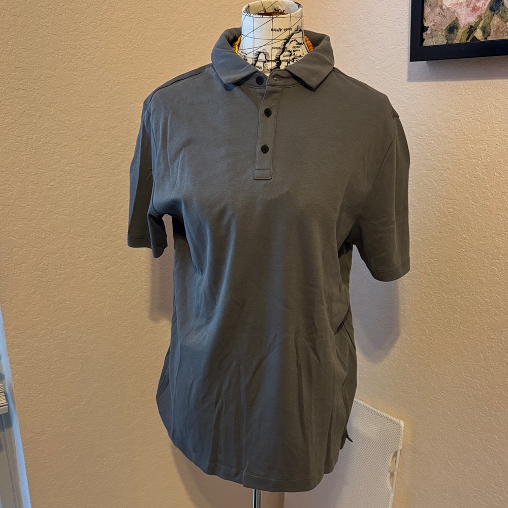 Banana Republic Men's Gray Polo Shirt